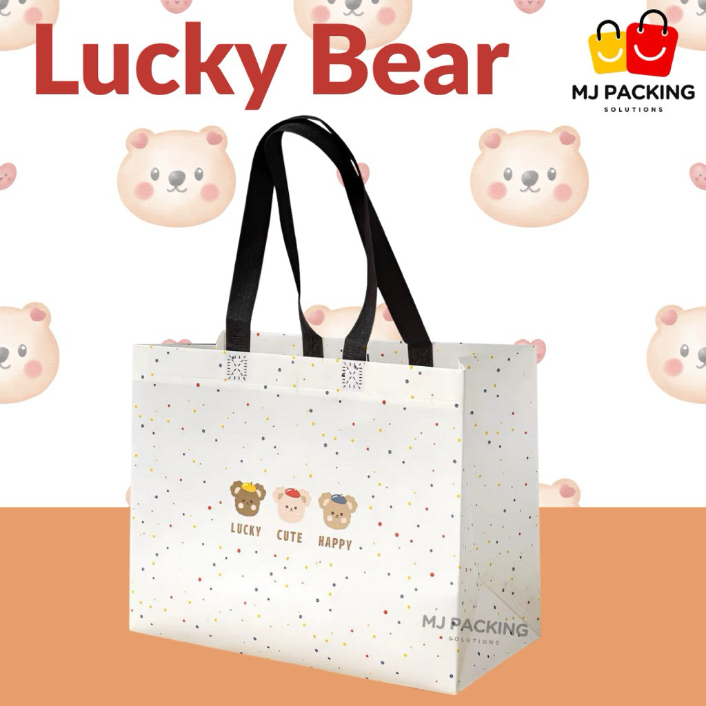 ถุงสปันบอนด์พิมพ์ลาย - Lucky Bear