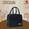 ถุงใส่กล่องข้าว - All Black