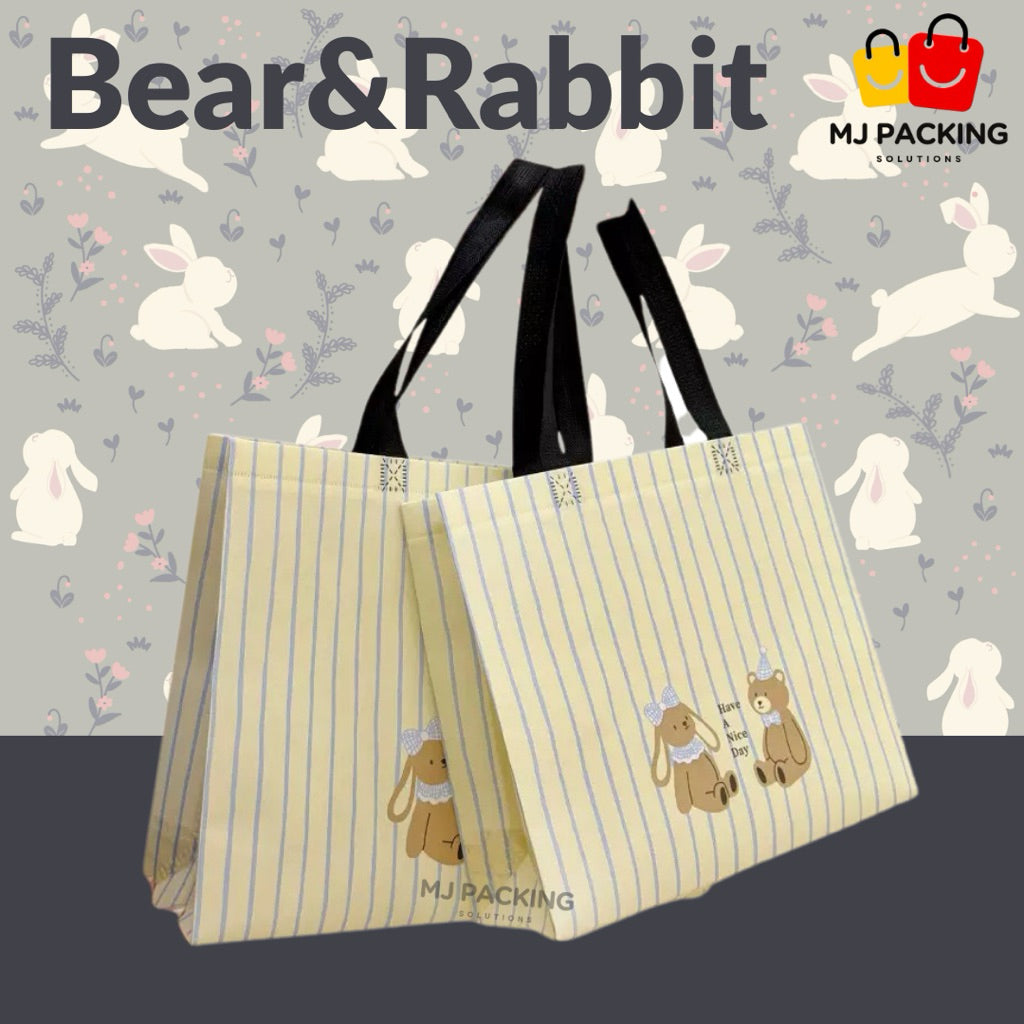 ถุงสปันบอนด์พิมพ์ลาย - Bear&Rabbit