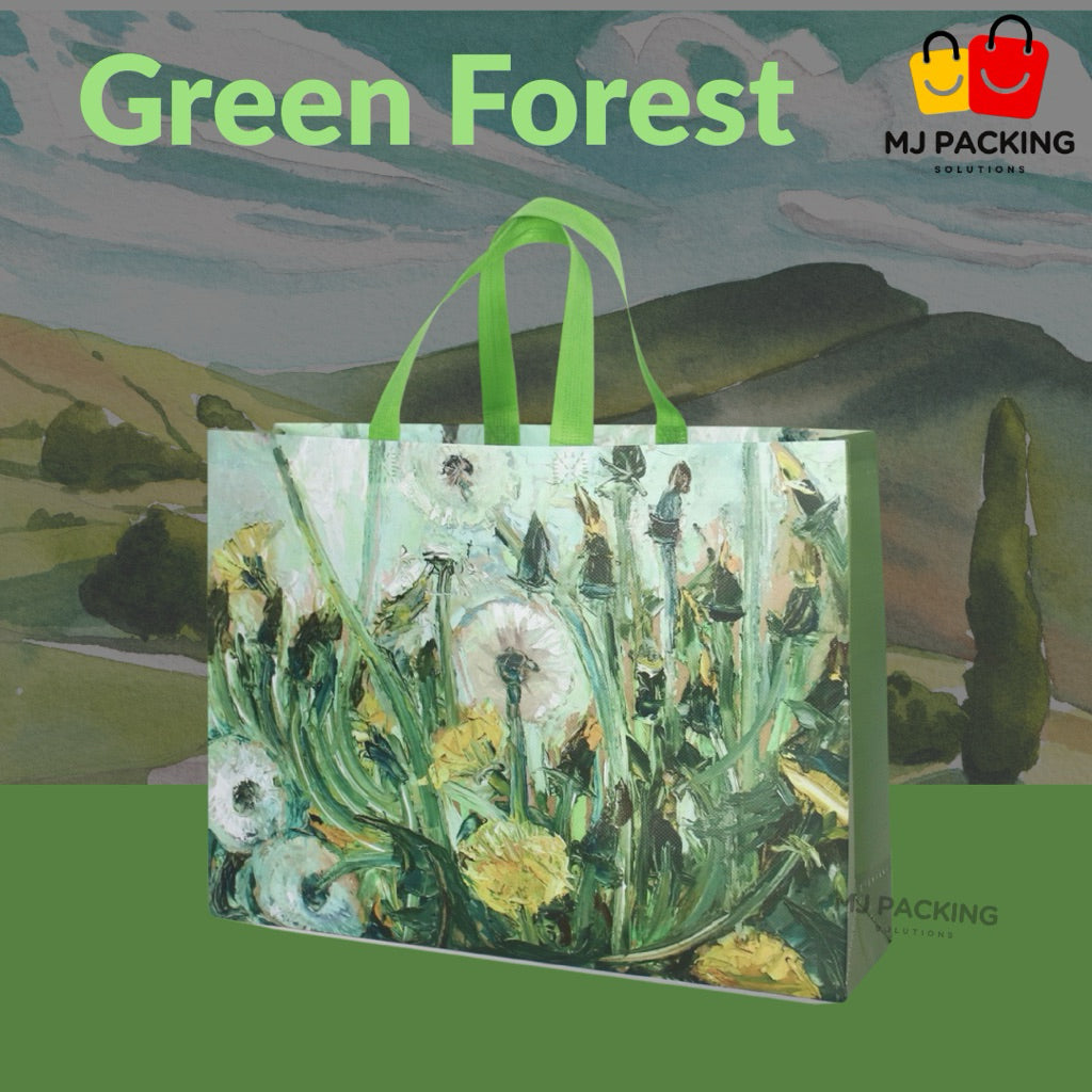 ถุงสปันบอนด์พิมพ์ลาย - Green Forest