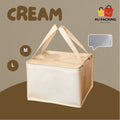 ถุงฟอยล์มีซิบ - Cream