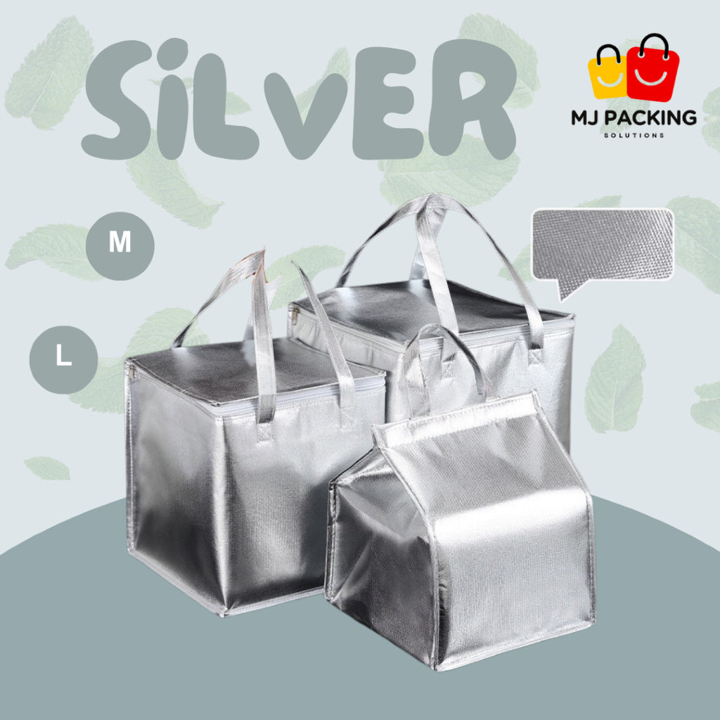 ถุงฟอยล์มีซิบ - Silver