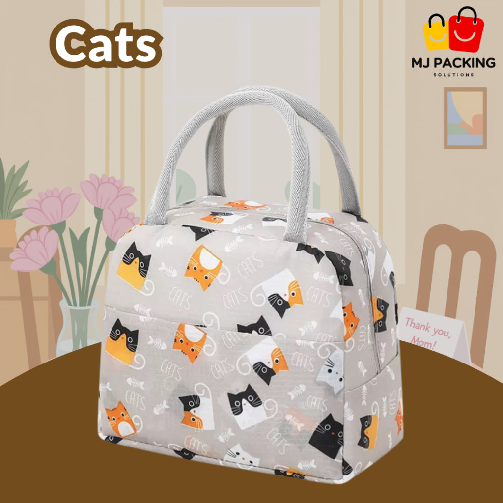 ถุงใส่กล่องข้าว - Cats