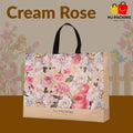 ถุงสปันบอนด์พิมพ์ลาย - Cream Rose