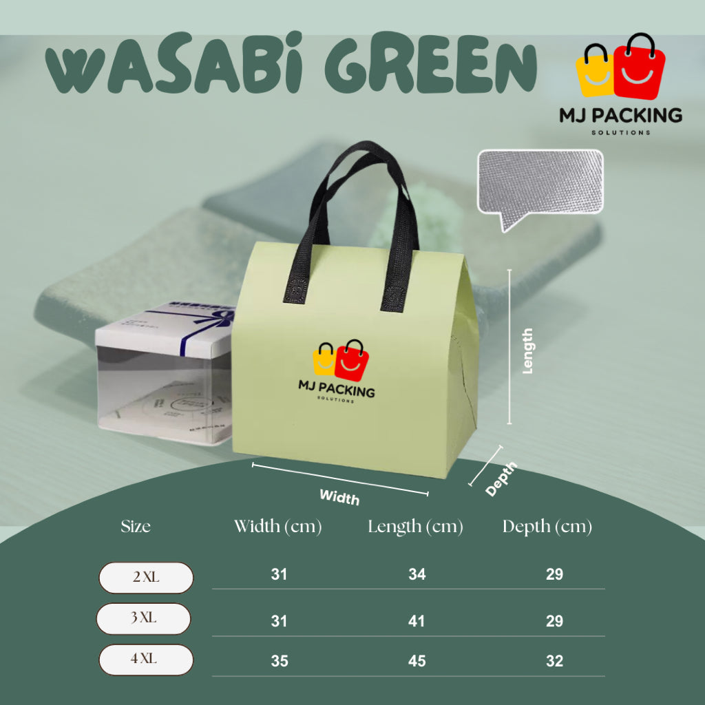 ถุงเก็บความเย็นขนาดใหญ่ - Wasabi Green