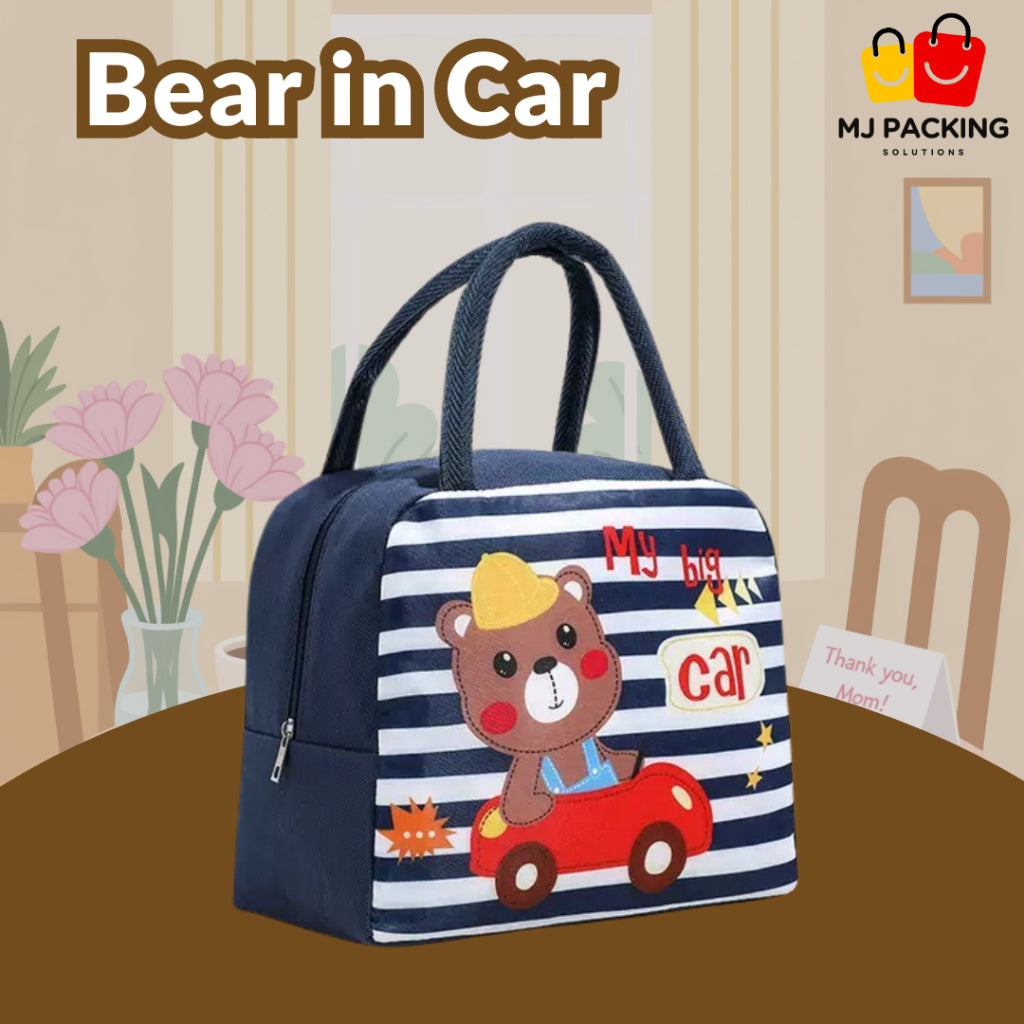 ถุงใส่กล่องข้าว - Bear in Car