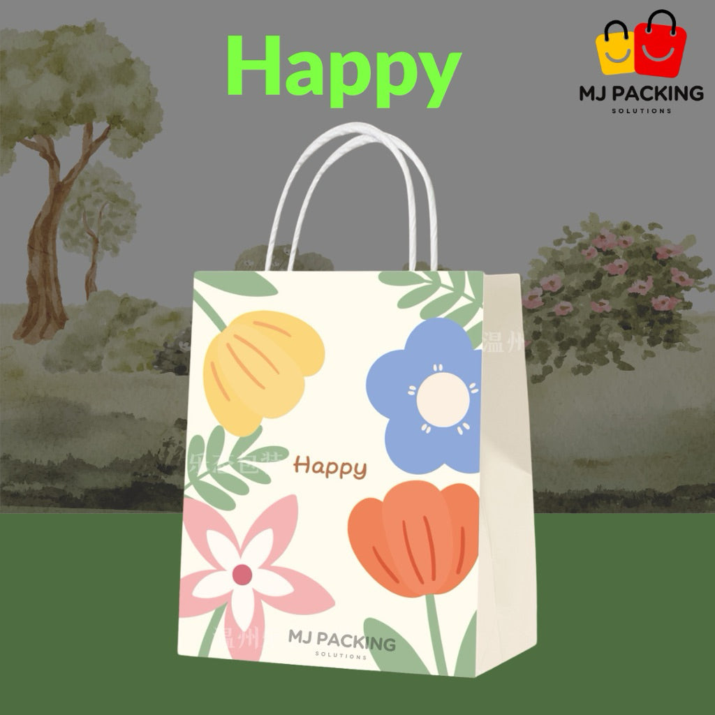 ถุงกระดาษ - Happy