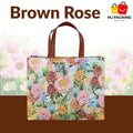 ถุงสปันบอนด์พิมพ์ลาย - Brown Rose