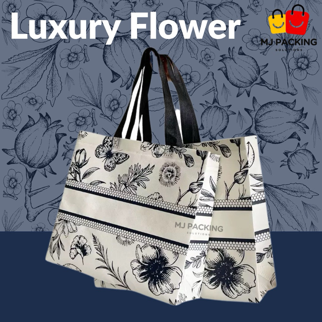 ถุงสปันบอนด์พิมพ์ลาย - Luxury Flower