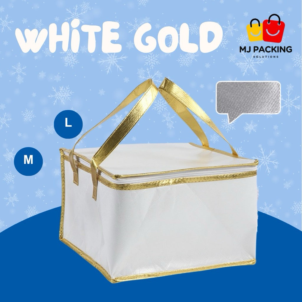 ถุงฟอยล์มีซิบ - White Gold