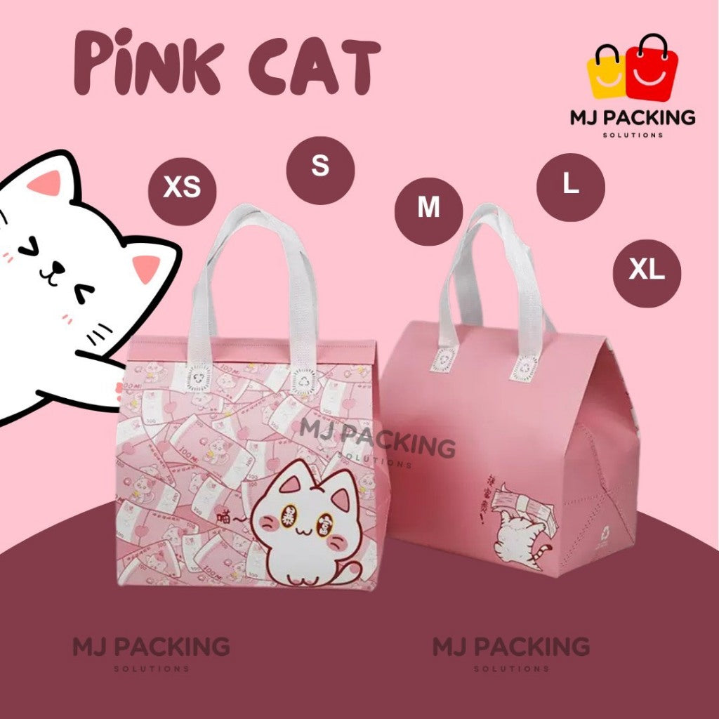 ถุงเก็บความเย็น - Pink Cat