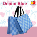 ถุงสปันบอนด์พิมพ์ลาย - Denim Blue